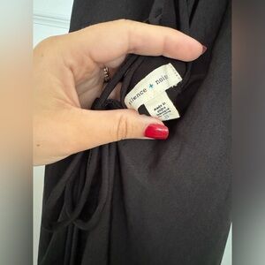 Silence + Noise Black Slip Dress